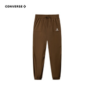 Converse匡威兒童裝男童褲子春秋兒童運(yùn)動(dòng)褲小學(xué)生修身長(zhǎng)褲秋冬季束腳褲子 深色威士忌-梭織秋季 160 /69 【建議身高158-170cm】