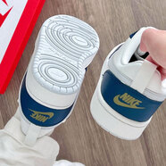 耐克（NIKE）Court Borough 2 Low 2黑曜石防滑耐磨輕便低幫板鞋 GS白藍 BQ5448-121 白藍 36