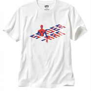 2022夏漫威綠巨人marvel男女短袖T恤鋼鐵俠黑豹蜘蛛俠毒液聯(lián)名夏 白色A S