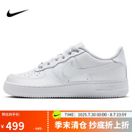 耐克NIKE板鞋女子大童空軍一號 AIR FORCE 1運動鞋 DH2920-111白35.5