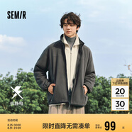森馬（Semir）夾克男冬抗靜電外套搖粒絨情侶上衣109724108203