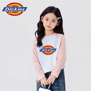 Dickies童裝兒童長(cháng)袖T恤小童春秋純棉薄款上衣男童秋季插肩衣服女童秋裝