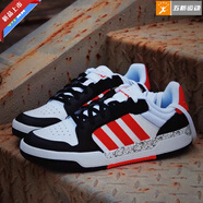 阿迪達斯（adidas）休閑鞋男鞋2025秋季新款NEO運動(dòng)鞋輕便百搭低幫板鞋 FZ1117黑白紅/新年款 43  (265MM)