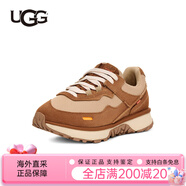 UGG春季新款男士時(shí)尚舒適輕便簡(jiǎn)約低幫厚底復(fù)古老爹休閑鞋 CHE___栗色 40 _鞋內(nèi)長(zhǎng)：25CM