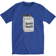 普賓迪SONIC YOUTH 克萊因藍(lán)色 T-shirt音速青年 洗衣機(jī)藍(lán)色T恤男 寶藍(lán)色 S