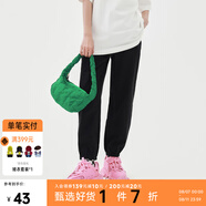 美特斯邦威純色牛仔褲女夏季新款柔軟洗水輕薄束腳褲 牛仔淺灰 M 160 66A