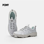 波尼PONY 25年夏季新品女子趣野系列徒步鞋戶外運(yùn)動(dòng)耐磨舒適跑步鞋 淺灰/深灰 252W1GA07GR 35