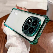 際客適用小米紅米note14pro手機保護殼鏡頭全包note14保護套note14pro 軟矽膠巜巜暗紫色-四角氣囊防摔軟殼單殼 紅米 ote 14