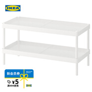 宜家（IKEA）MACKAPAR馬凱帕鞋架簡(jiǎn)易門(mén)口收納神器省空間鞋柜出租屋用 白色 其他