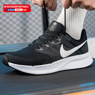 耐克（NIKE）男鞋跑鞋 2025新款夏季時尚運動鞋舒適耐磨訓(xùn)練鞋輕便緩震跑步鞋 RUN SWIFT 3/黑白 /建議拍大半碼 44