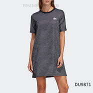 阿迪達(dá)斯 （adidas）AO TEE 三葉草女子運(yùn)動(dòng)連衣裙 FL4100 DU9871 S 165/80A