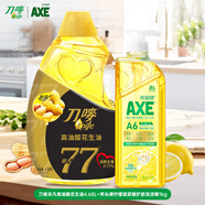 刀嘜（Knife）非凡高油酸花生油4.68L+斧頭牌玻尿酸護(hù)膚洗潔精1kg