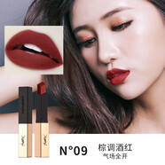 Saint Laurent圣羅蘭YSL小金條口紅1966號啞光21小黑條302浮雕款唇膏禮盒裝 小金條09#復古磚紅 送禮盒禮袋