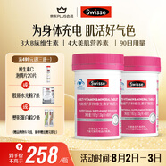 Swisse斯維詩(shī)力她維女士復(fù)合維生素礦物質(zhì)片 含維生素B族維DEA 90片*2瓶