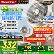 格力（GREE）【織風(fēng)者AI+】一級(jí)能效直流變頻輕音空氣循環(huán)扇家用語音遙控電風(fēng)扇香薰雙重凈化抑菌落地扇