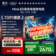 FFALCON雷鳥 【固定掛架送裝一體】鶴6 Pro 24款 65英寸MiniLED 1300nits 4+64GB 平板電視機65S585C Pro