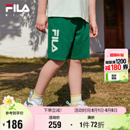 FILA斐樂童裝兒童短褲2025年夏季男女中大童休閑運(yùn)動(dòng)五分褲潮