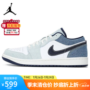 Jordan男子休閑鞋喬丹AJ1 JORDAN 1 運(yùn)動(dòng)鞋IH0648-141牛仔藍(lán)45