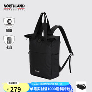諾詩蘭（NORTHLAND）大容量雙肩包休閑運(yùn)動登上耐磨分倉多袋休閑手提包NZBCT0502S 黑色 M