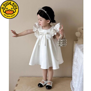 G.DUCKKIDS女童寶寶生日周歲公主裙兒童禮服花童小女孩婚禮韓國正版連衣裙夏 生日禮服裙 80 建議身高75CM-85CM