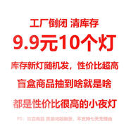 以典小夜燈宿舍臥室床頭燈氛圍燈情侶閨蜜生日兒童節禮物 9.9元10個(gè)裝隨機小夜燈【第4組】