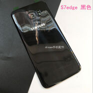 適用于三星s7edge后蓋玻璃s7G9300 G9308 G9350電池蓋 手機(jī)后殼 原S7G9300直屏后蓋 黑色