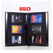 ONEFAVOR內(nèi)存卡TF卡盒 SD卡盒  TF收納盒 CF內(nèi)存卡盒 小白盒 TF+SD小卡盒 儲存卡透明小白盒收納盒保護(hù)盒 可裝6個SD【鋁合金卡盒】 1個