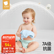貝肽斯訓(xùn)練褲嬰兒尿布褲純棉可水洗男女寶寶鍛煉如廁新生兒內(nèi)褲尿不濕 月藍(lán)+水綠 4條裝 網(wǎng)眼透氣 7A抗菌 [適合6-15個月] 16-24斤