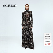 edition【精英衣櫥系列】2024冬季新款云朵羊毛復古印花針織裙 藝術花卉色 XS 155