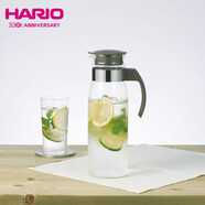HARIO日本進(jìn)口冷水壺大容量耐熱玻璃杯涼水茶壺果汁杯1400ML