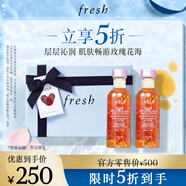 Fresh馥蕾詩(shī)大馬士革玫瑰密集保濕水100ml（雙支裝）生日送女友花瓣水