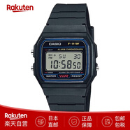 卡西歐（CASIO）學生手表 數(shù)顯樹脂表帶F-91W 鬧鐘計時秒表日期顯示 日本直郵 F-91W-1JH