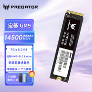 宏碁掠奪者(PREDATOR) SSD固態(tài)硬盤(pán) M.2筆記本硬盤(pán)臺式機硬盤(pán)GM7/7000/ GM9系列 電腦硬盤(pán) GM9 PCIe5.0*4 2TB