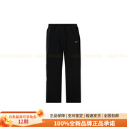 耐克（NIKE）xNocta聯(lián)名款亞版TechFleece印花抽繩運動長褲男女同款黑色 黑色 XL