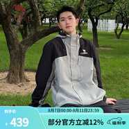 駱駝（CAMEL）三合一沖鋒衣戶外登山服抓絨內(nèi)膽秋冬戶外防水防風(fēng)保暖運動外套 A13CA70125，蒼綠色/幻影黑，男 L