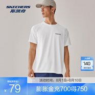 斯凱奇（Skechers）男士針織短袖T恤衫P225M086 亮白色/0019 L