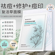 譽(yù)芙美水楊酸復(fù)活草面膜祛痘印控油祛痘毛孔收縮深層清潔粉刺補(bǔ)水保濕 1盒體驗(yàn)裝 復(fù)活草祛痘修護(hù)面膜28ml*5片