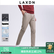 萊克斯頓七夕禮物【商場(chǎng)同款】男裝春夏新款抗皺休閑褲男易打理修身長(zhǎng)褲男 卡其色 29