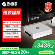 機(jī)械革命【國(guó)家補(bǔ)貼20%】imini Pro365 商務(wù)迷你臺(tái)式機(jī)電腦(AI 9 365 32G 1T SSD)支持壁掛 冷灰銀