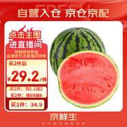 京鮮生 無籽麒麟大西瓜 1粒裝 7-9斤 生鮮水果
