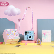 INSTAX富士instax立拍立得 一次成像相機(jī) miniSE（mini7+升級(jí)款）藍(lán)色