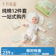十月結(jié)晶嬰兒衣服禮盒12件純棉嬰兒套裝禮盒見面禮滿月禮 綠野仙蹤59cm