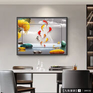 電表箱貼紙美化遮丑多媒體信號箱電源配電箱遮擋裝飾畫(huà)貼畫(huà)自粘畫(huà) 九魚(yú)濠游 40*30+自粘貼(背面帶膠+整張未切割)