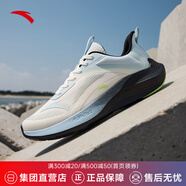 安踏（ANTA）【毒刺】丨運動鞋男鞋緩震科技減震跑步鞋 象牙白/幻景藍-4 40