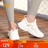 361°運動(dòng)鞋女秋季網(wǎng)布透氣健身輕便休閑厚底慢跑步鞋子女682232210-6