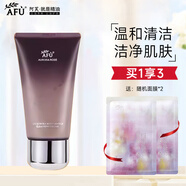 阿芙（AFU）極光玫瑰溫和潔面霜氨基酸清潔洗面奶女護(hù)膚品禮物 150g