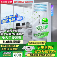 志高空調(diào)柜機(jī)立式3匹5匹6匹10匹冷暖變頻一級(jí)能效圓柱形方形柜式節(jié)能靜音獨(dú)立抽濕客廳辦公室自清潔 5匹 一級(jí)能效 方柜雙風(fēng)輪380V