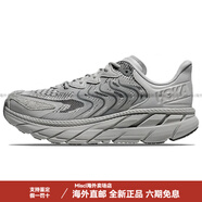 HOKA ONE ONE皮革 舒適百搭 防滑 低幫 生活休閑鞋 男女同款 灰色 星塵/銀河灰(灰色) 38