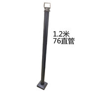 藍(lán)米仕停車場攝像機(jī)立柱立桿車牌識別立柱支架太陽能板立柱立柱直銷 黑色12米