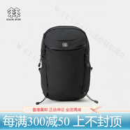 KOLON SPORT可隆背包男女同款DWR涂層戶外運(yùn)動(dòng)包雙肩包贈(zèng)防雨罩官方正品 黑色BK XXX